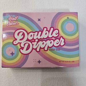 HALF CAKED Double Dipper Color Duo Blush & Highlight Duo‎ Set Matte Blush Powder